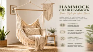 hammock chair hammock with stylish boho decor perfect for modern living spaces