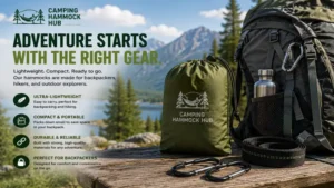 Camping Hammock Hub showcasing portable hammock gear for backpacking and outdoor adventures