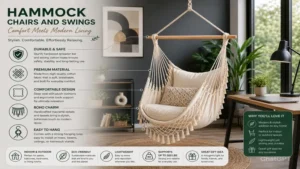 hammock chairs and swings fitting seamlessly into modern home decor with informative design analysis