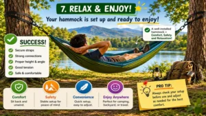 How to put up a hammock successfully and enjoy a safe, comfortable outdoor relaxation experience