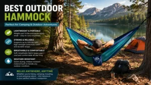 Best outdoor hammock for camping beside a scenic lake with lightweight and portable construction