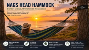nags head hammock overlooking a breathtaking beach sunset with relaxing coastal views