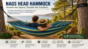 double nags head hammock offering spacious comfort for two people in a scenic outdoor setting